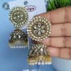 VOE1011-p1 Vanki Oxidised Jhumka Earrings