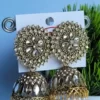 VOE1011-p2 Vanki Oxidised Jhumka Earrings