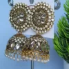 VOE1011-p3 Vanki Oxidised Jhumka Earrings