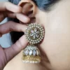 VOE1011-p4 Vanki Oxidised Jhumka Earrings