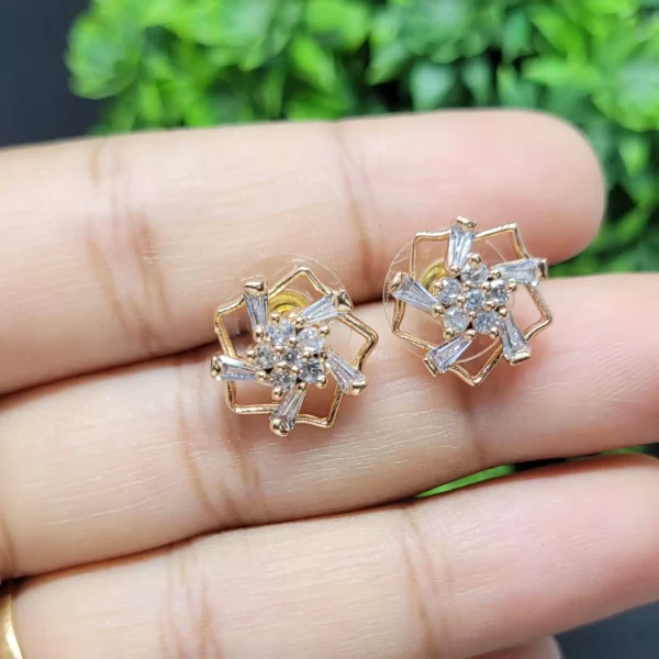 VWE1008-p2 Dazzling Simplicity Stud Earrings