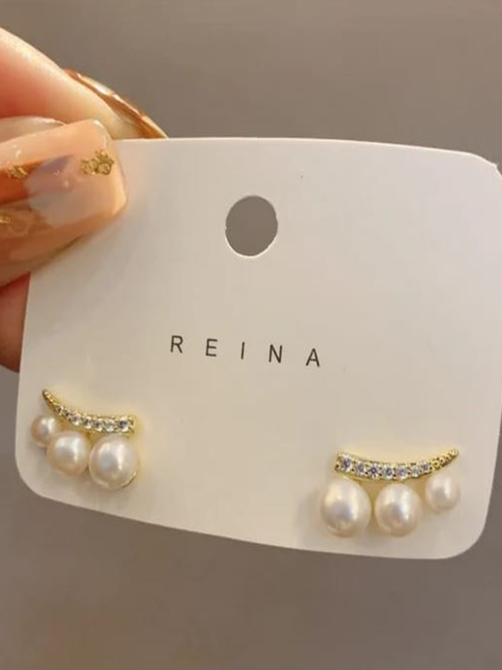 Pearl Stud Earrings