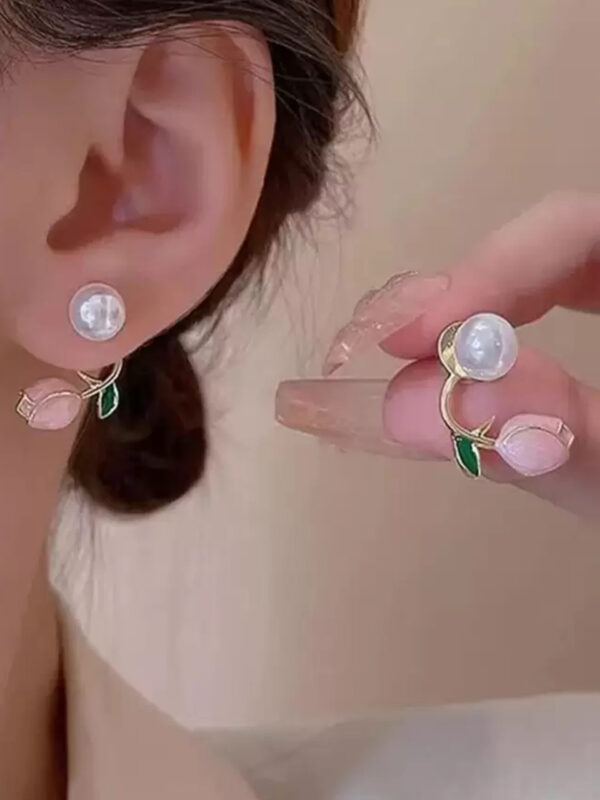VWE1031-p3 Floral Fantasy Cute Korean Earrings