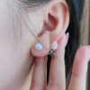 VWE1031-p4 Floral Fantasy Cute Korean Earrings