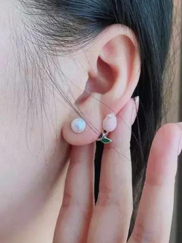 VWE1031-p4 Floral Fantasy Cute Korean Earrings