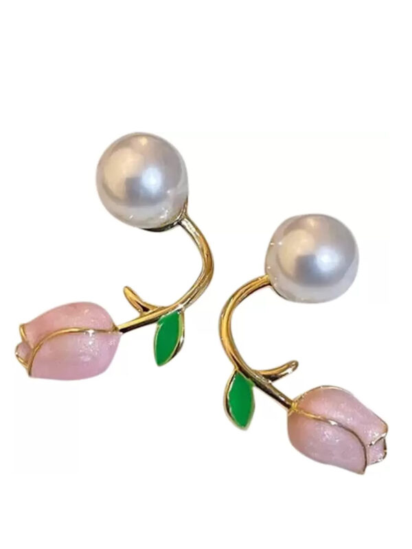 VWE1031-p5 Floral Fantasy Cute Korean Earrings