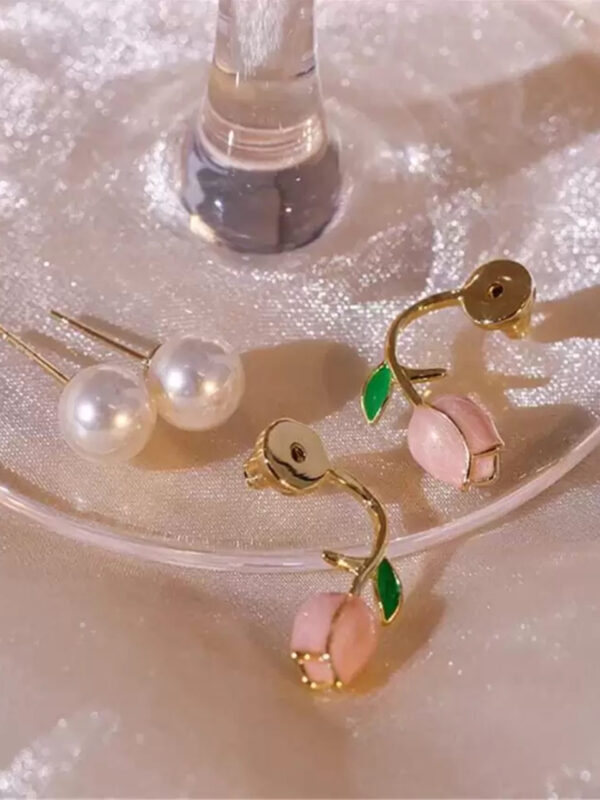 VWE1031-p6 Floral Fantasy Cute Korean Earrings