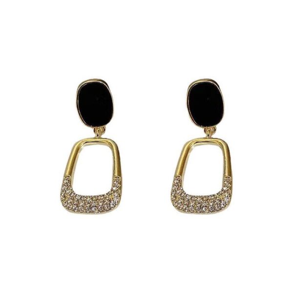 Geometric Square Dangle Drop Earrings