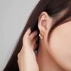 VWE1038-p1 Graceful Pearl Drop Earrings