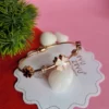 anti-tarnish-VTB1006-p6 Anti-Tarnish Clover Design Bracelet