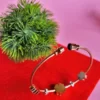 anti-tarnish-VTB1006-p8 Anti-Tarnish Clover Design Bracelet