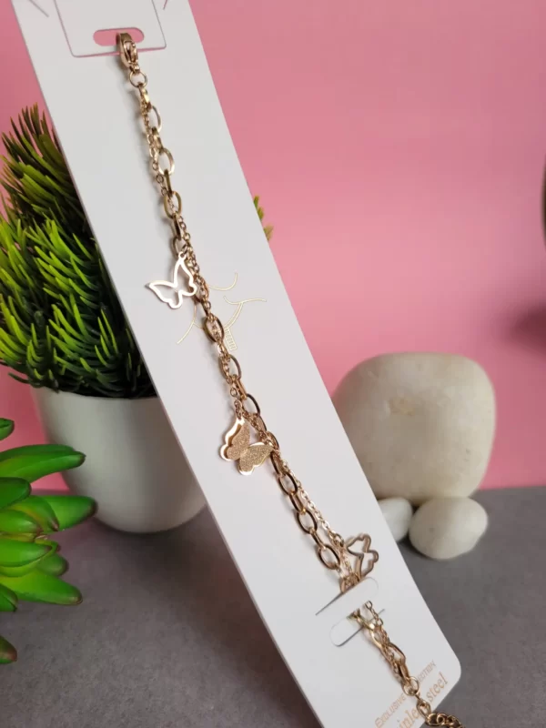 Anti-Tarnish Double Layered Chain Bracelet