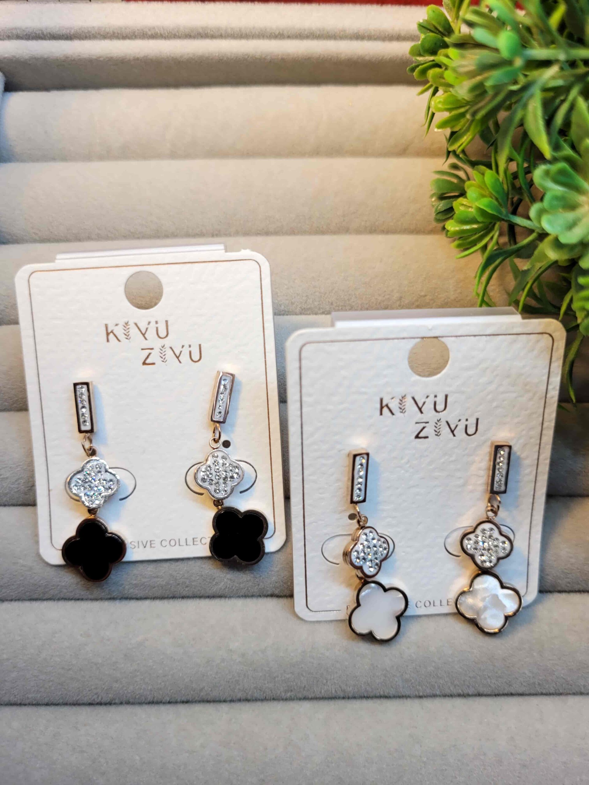 anti-tarnish-VTE1017-p1 Anti-Tarnish Clover Dangle Delights Earrings