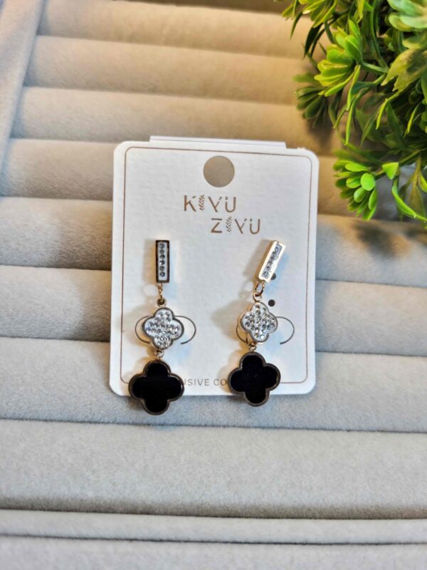 anti-tarnish-VTE1017B-p4 Anti-Tarnish Clover Dangle Delights Earrings