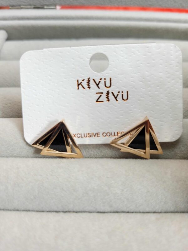 anti-tarnish-VTE1023-p1 Triangular Whimsy Non-Tarnish Earrings