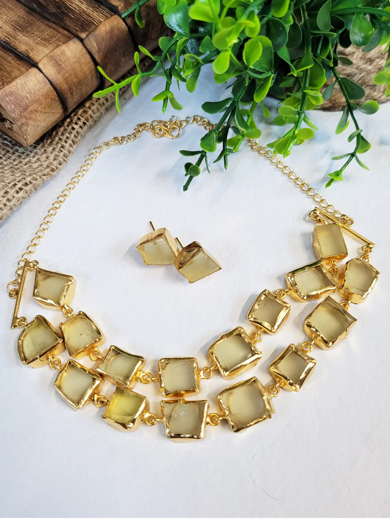 VRN002-p2 TerraTrove Raw Stone Necklaces