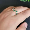 VTR1003G-p2 Adore Bling Band Anti-Tarnish Finger Ring