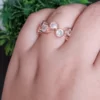 VTR1003W-p8 Adore Bling Band Anti-Tarnish Finger Ring