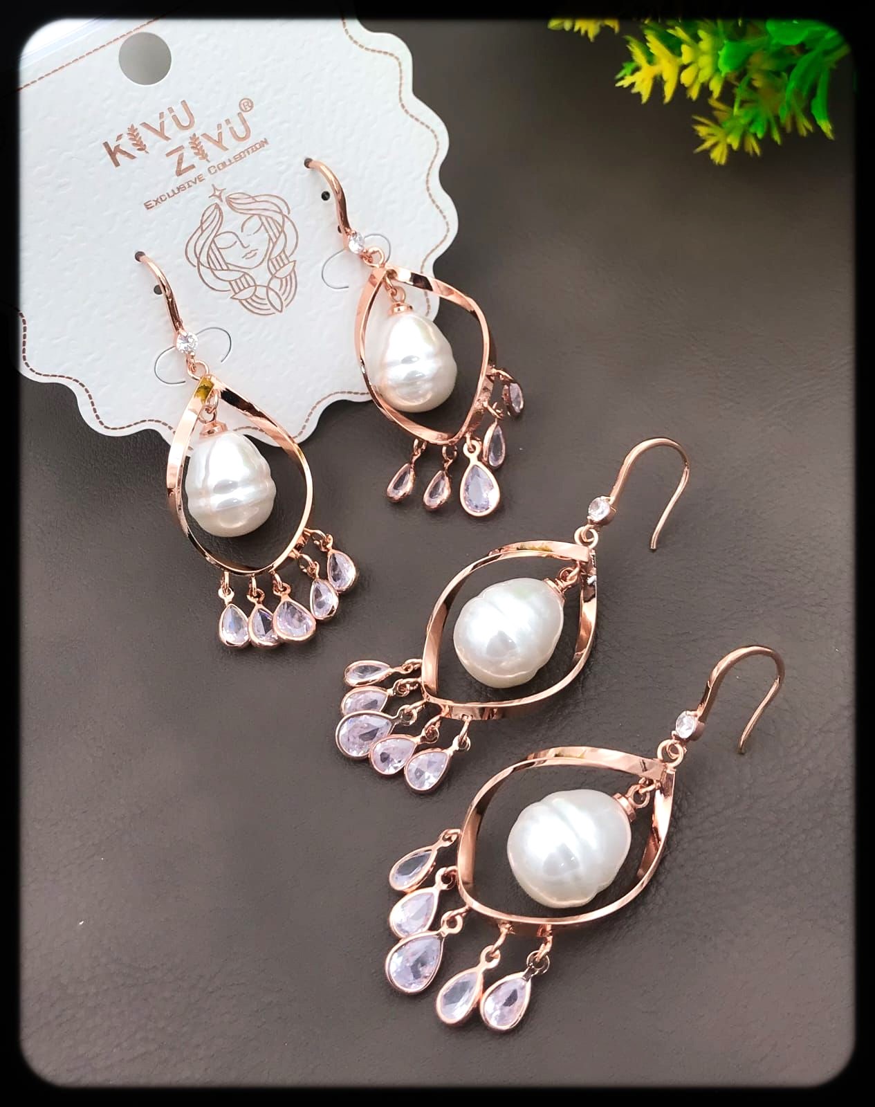 VTE1076 Vanki Pearl Perfection Anti-Tarnish Earrings