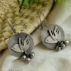 silver replica earrings