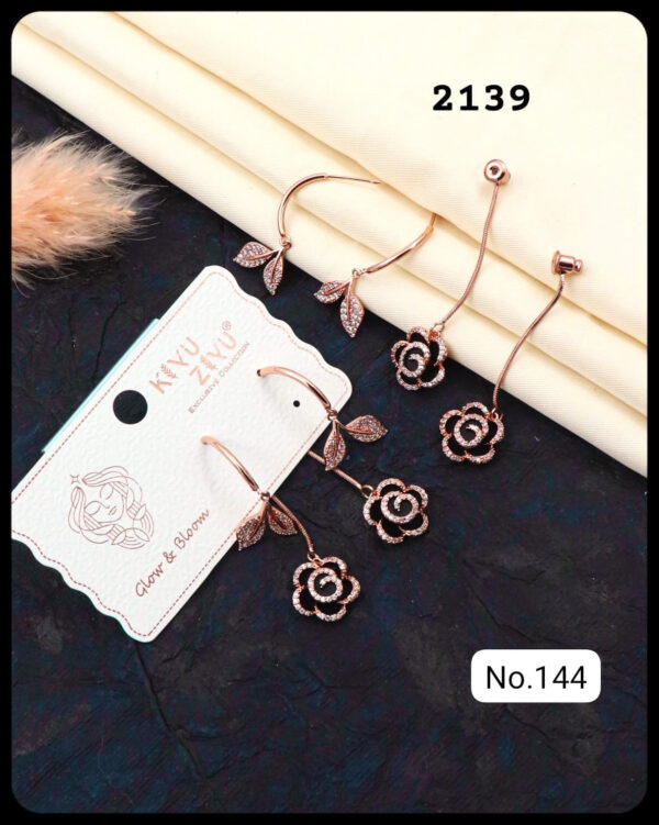 VTE1131 Rose Radiance Anti Tarnish Earrings