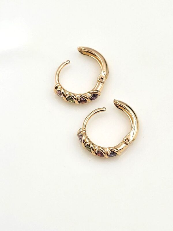 Stardust Huggie Earrings