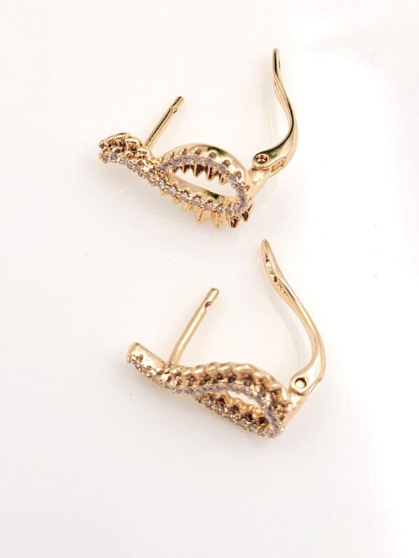 Frozen Spark XP Huggie Earrings