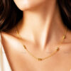 Celestial Trinity Non Tarnish Chain Pendant