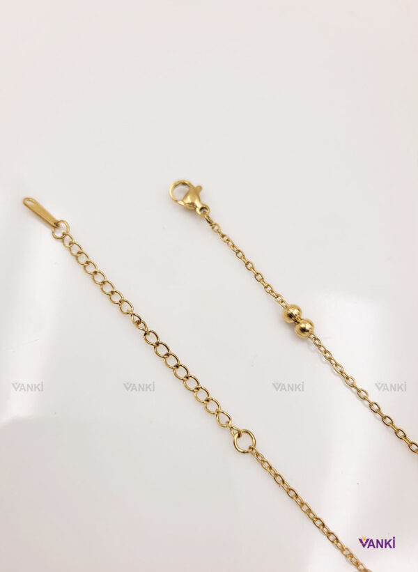 Celestial Trinity Non Tarnish Chain Pendant