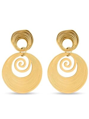 Spiral Luxe Anti Tarnish Earrings