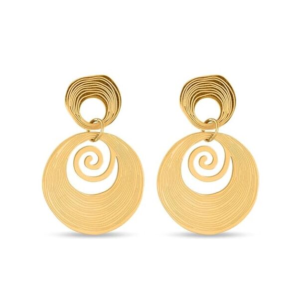 Spiral Luxe Anti Tarnish Earrings
