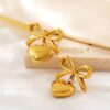 Golden Grace Knots Anti-Tarnish Earring