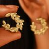 Whispering Willow Anti-Tarnish Earrings
