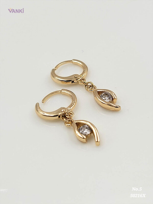 Vanki_Anti-Tarnish Earrings_9 Serene Beam Anti-Tarnish Hoops