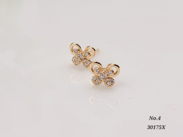 Moon Flick Anti-Tarnish Stud Earrings