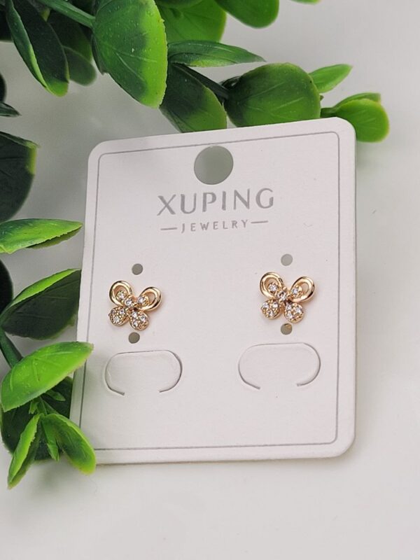 Moon Flick Anti-Tarnish Stud Earrings