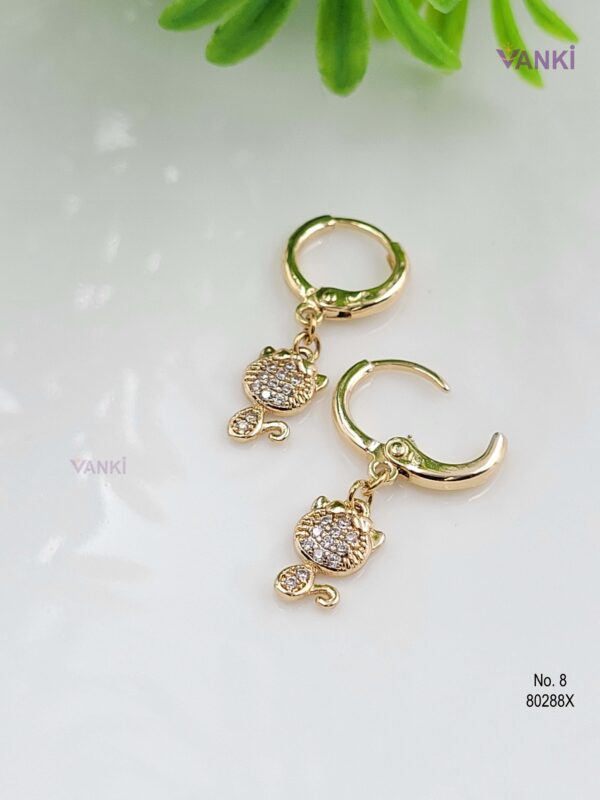 vanki 22 Vanki Anti-Tarnish Halo Threads Earrings