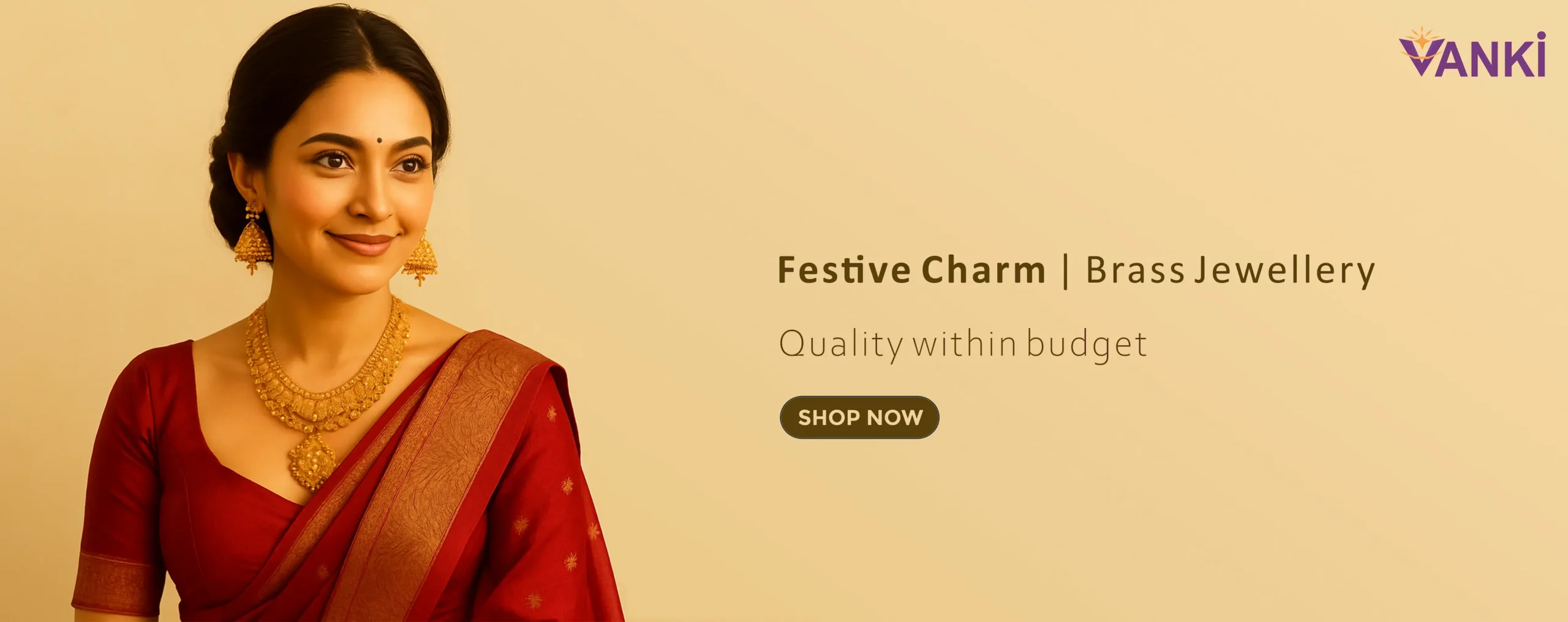 Festive Charm | Brass Jewellery
