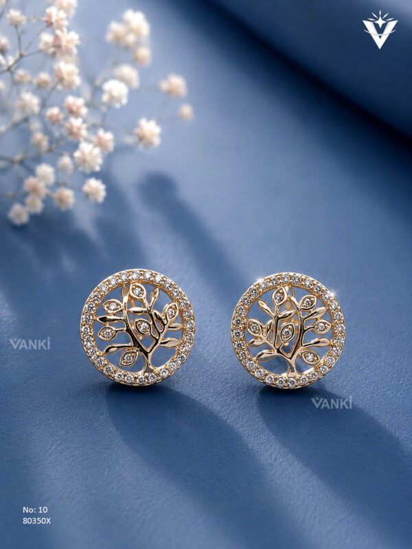 VANKI XP_10_2 Cherish Stone Anti-Tarnish Stud
