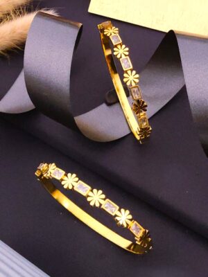 Halo Gleam Anti-Tarnish Bangles