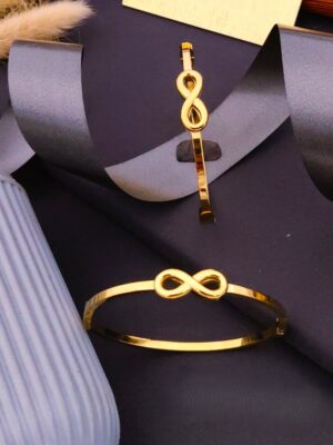 Anti-Tarnish Bangle Infinity Glow