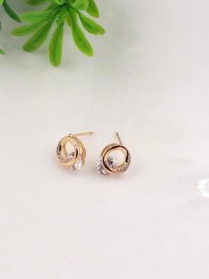 Blush Bling Anti-Tarnish Stud