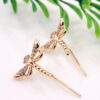 Vanki Golden Dragonfly Anti-Tarnish Ear Cuff