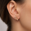 Vanki Golden Dragonfly Anti-Tarnish Ear Cuff