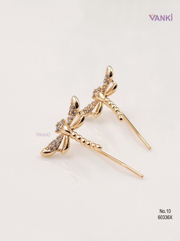 Vanki Golden Dragonfly Anti-Tarnish Ear Cuff