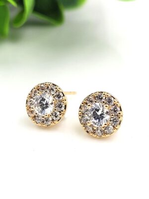 Vanki Blush Bling Anti-Tarnish Studs