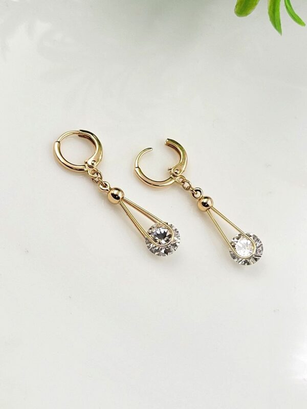 Vanki Crystal Drop Anti-Tarnish Earrings