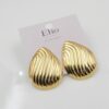 Elio Sculpted Gold Anti-Tarnish Earrings