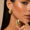 Elio Anti-Tarnish Studs Vogue Gold