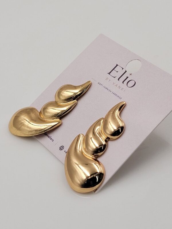 Elio Anti-Tarnish Studs Velvet Gold